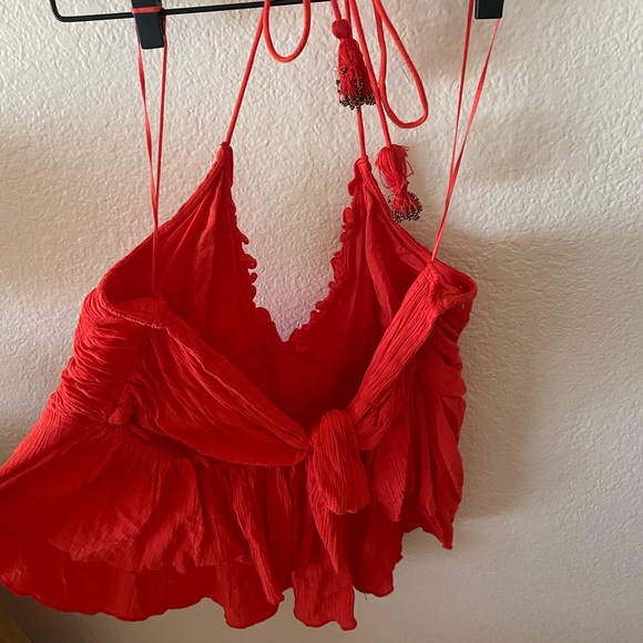 Red Ruffle Free People Set❤️‍🔥 - Picture 3 of 6